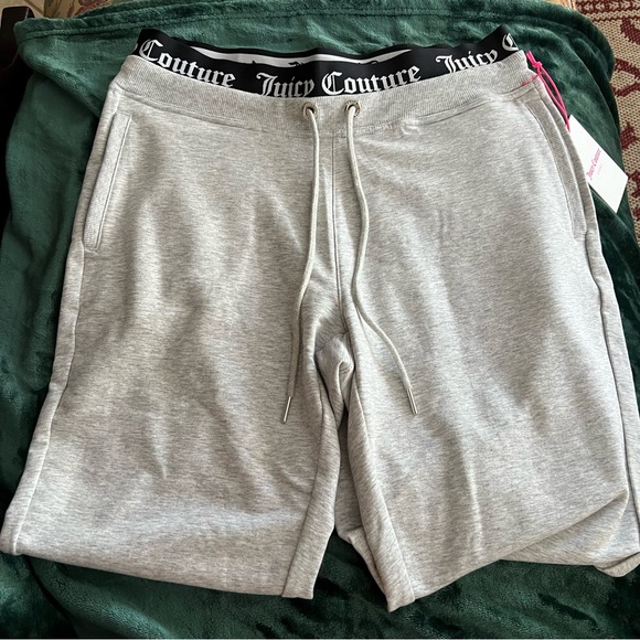 NWT Juicy Couture Sport Light Heather Grey Sweatpants - Picture 4 of 7